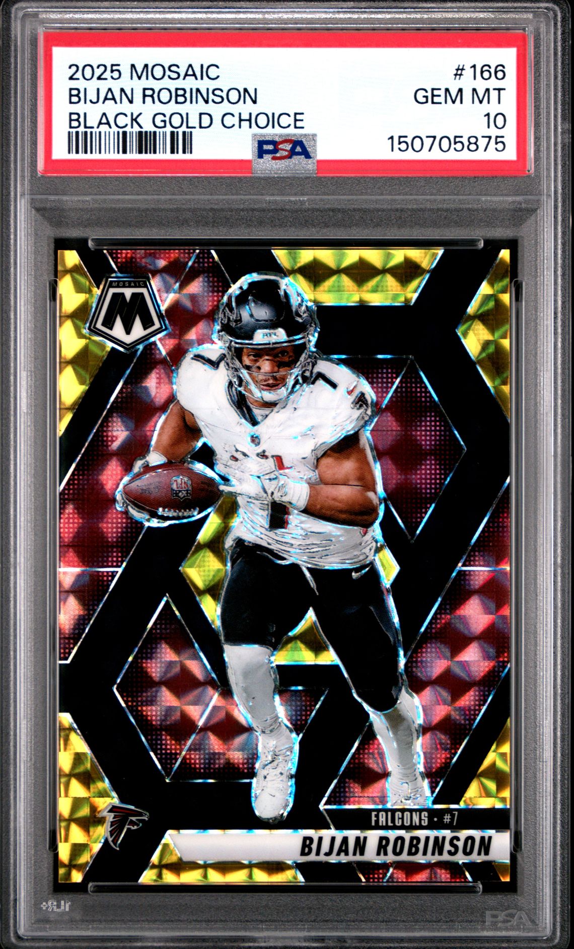 2025 Panini Panini Mosaic #166 Bijan Robinson front