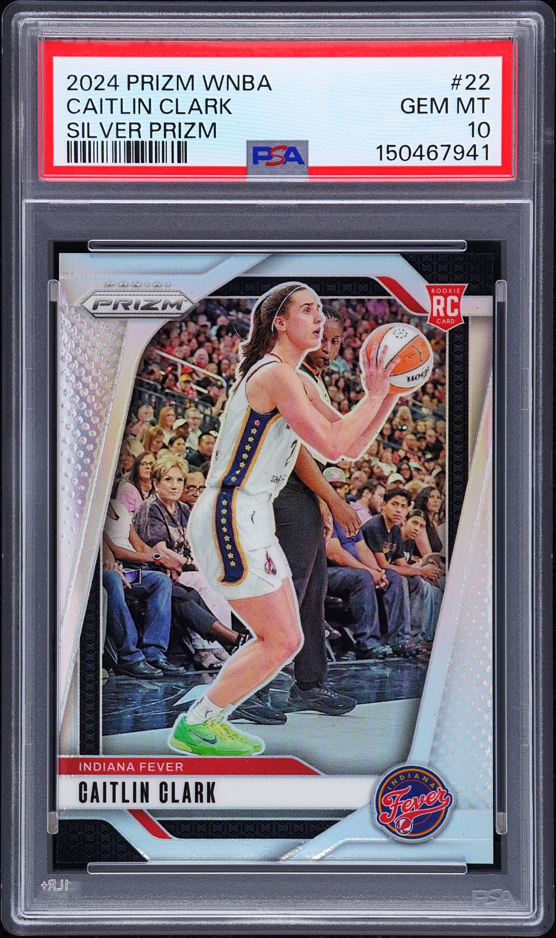 2024 Panini PANINI PRIZM WNBA SILVER PRIZM #22 Caitlin Clark front
