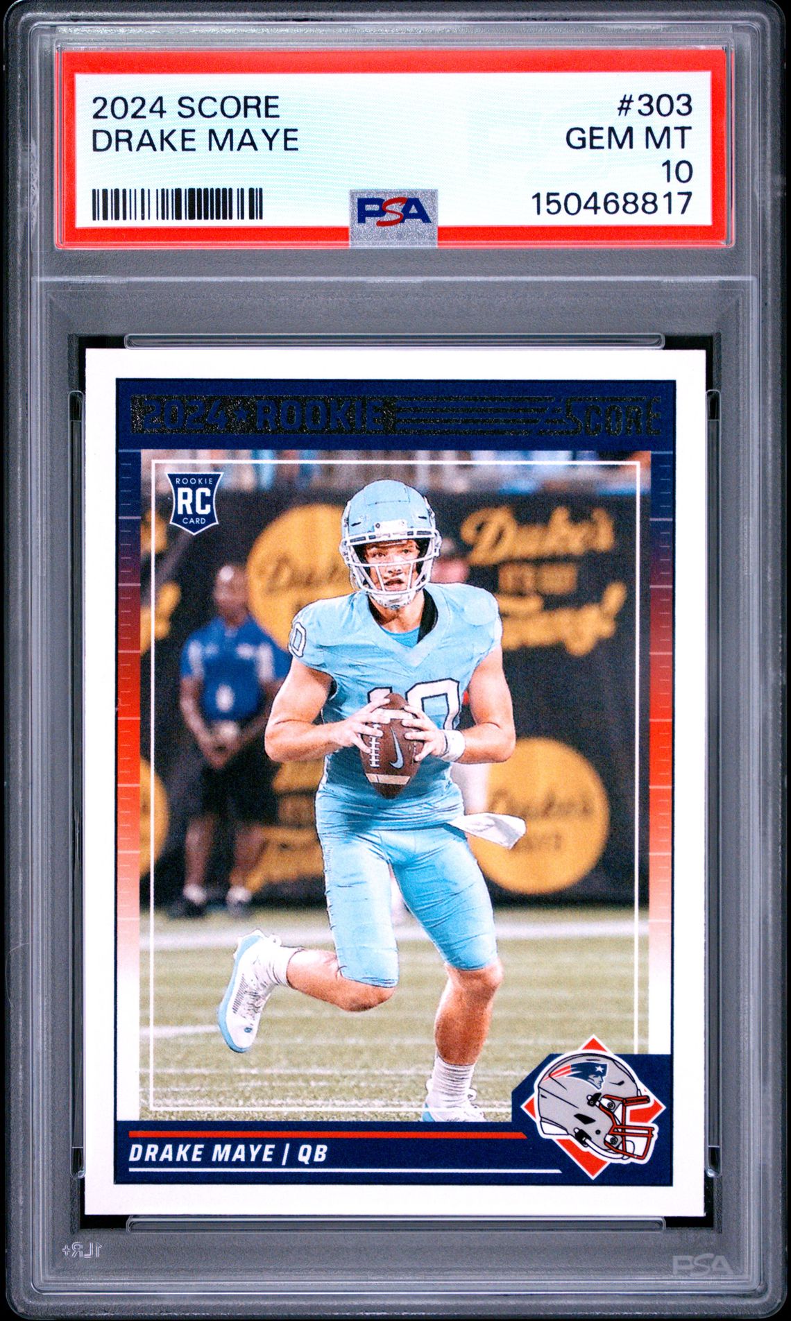 2024 Panini Panini Score #303 Drake Maye front