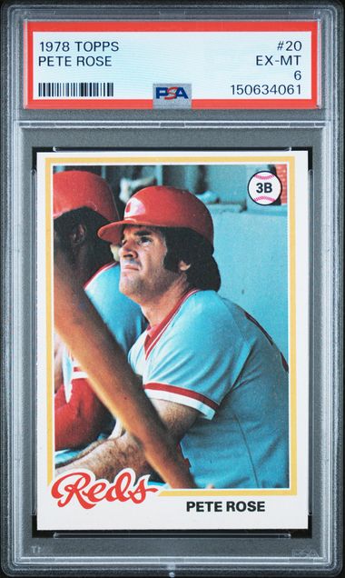 Topps Pete Rose front