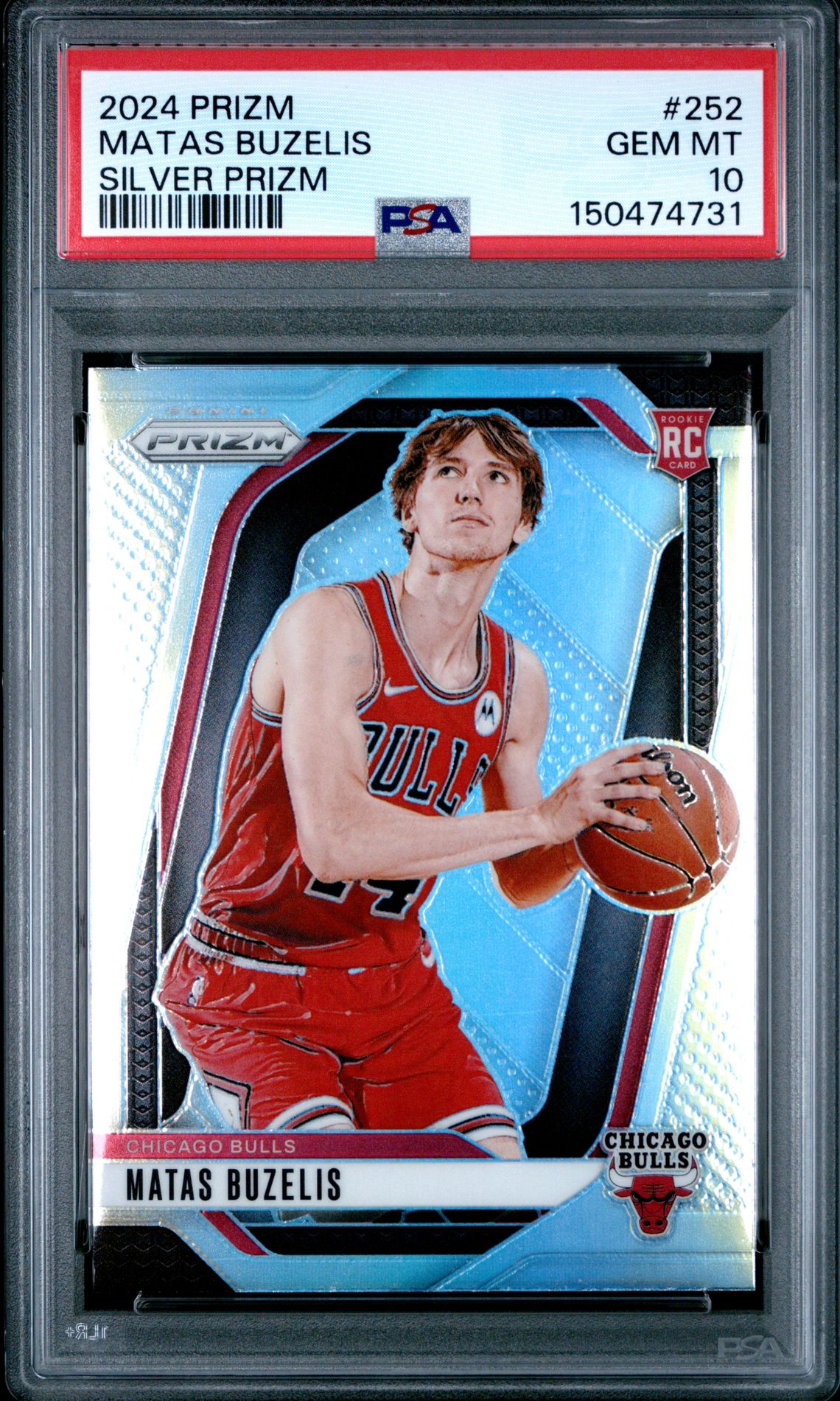 2024 Panini PANINI PRIZM SILVER PRIZM #252 Matas Buzelis front