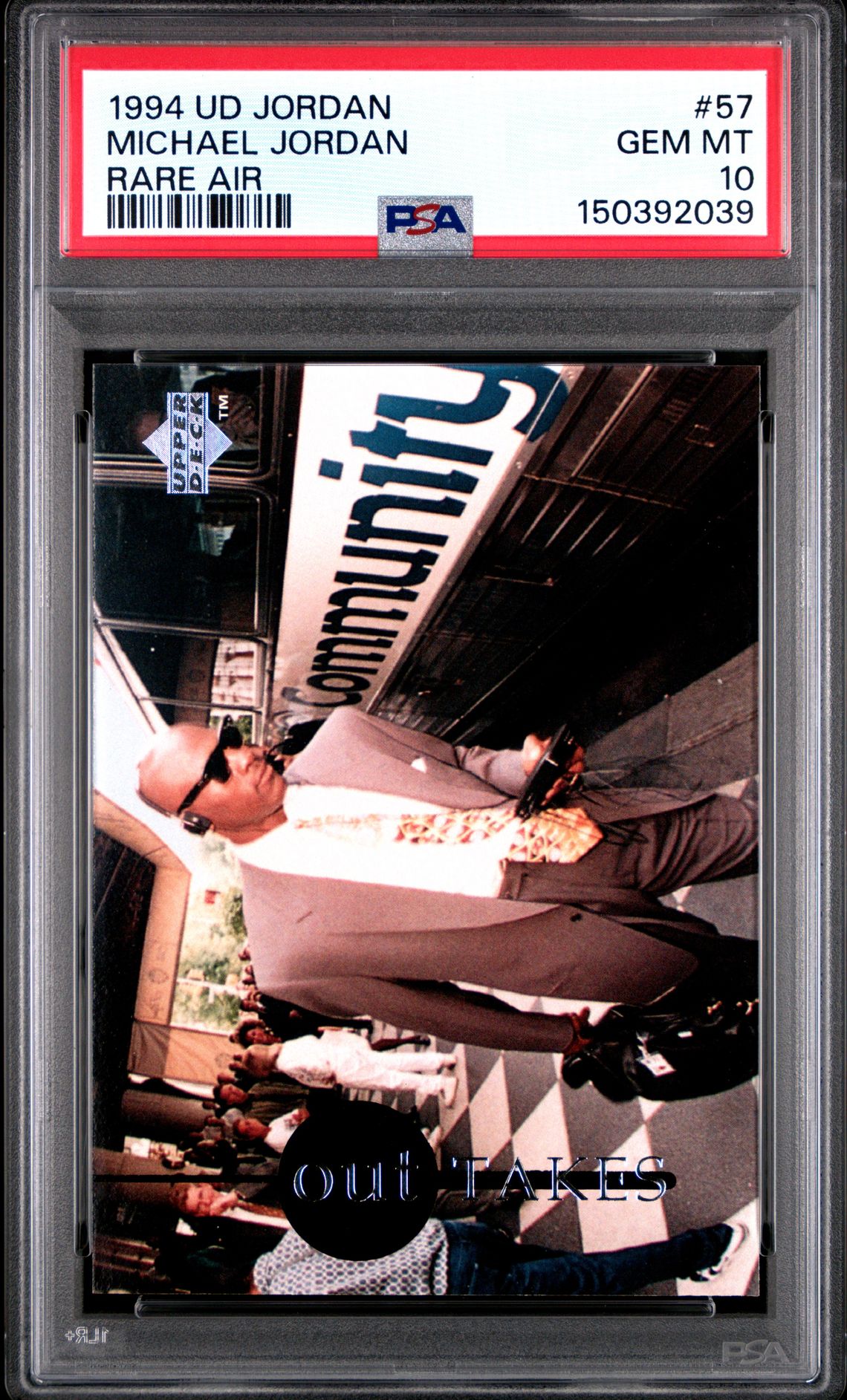 1994 Upper Deck UPPER DECK MJ RARE AIR #57 Michael Jordan front