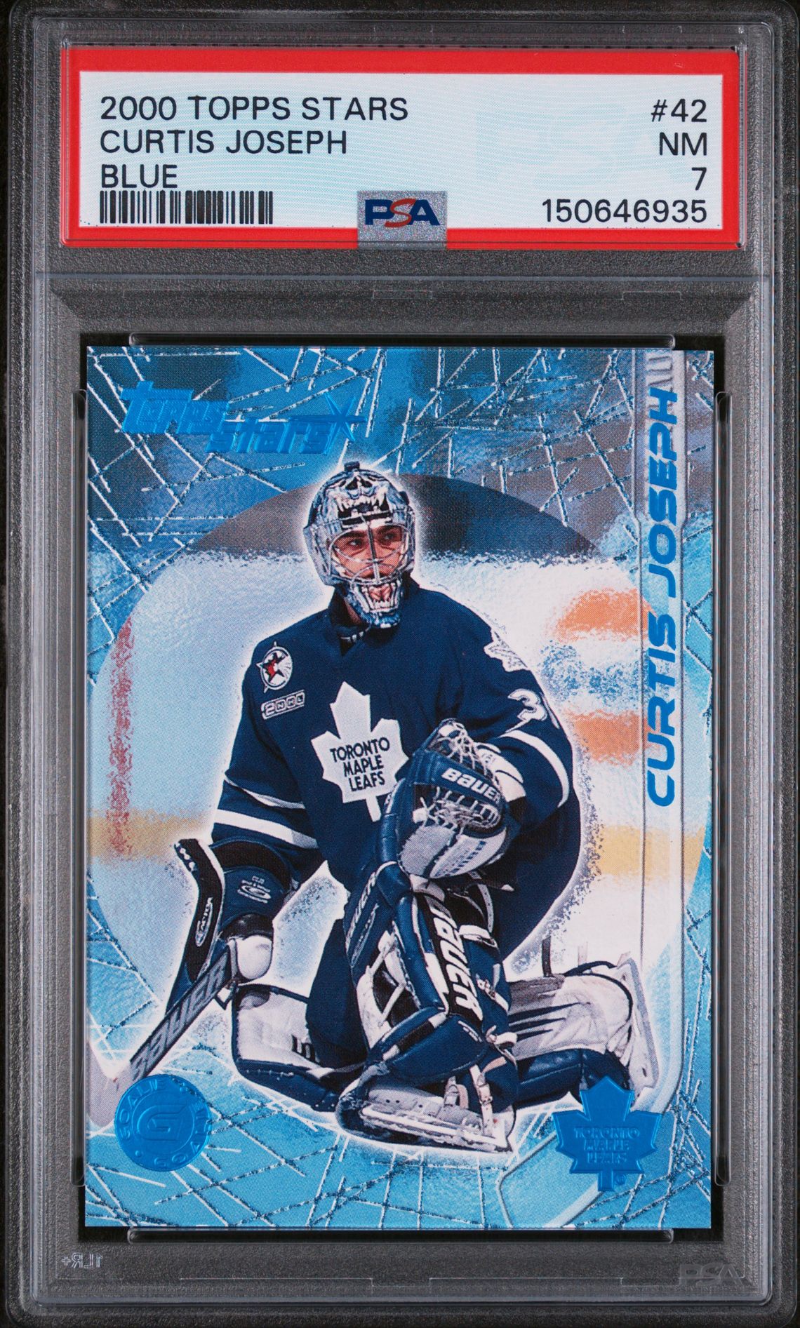 2000 Topps TOPPS STARS BLUE #42 Curtis Joseph front