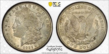 1921-S $1 MS62