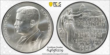 (2025) Medal Theodore Roosevelt Ag Matte Finish MS69