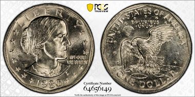 1980-D SBA$1 MS64