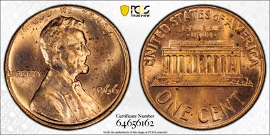 1966 1C MS63RD