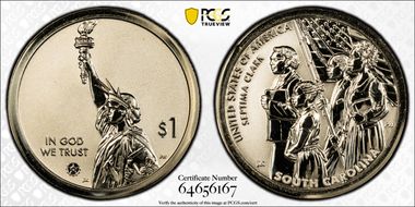 2020-S $1 American Innovation SC Rev PR Septima Clark PR69