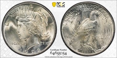 1923 $1 MS64