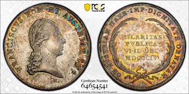 1804 Medal Mont-2337 Ag MS63