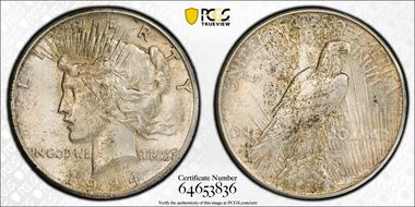 1924-S $1 AU58