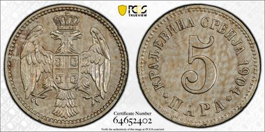 1904 5 Para KM-18 MS62