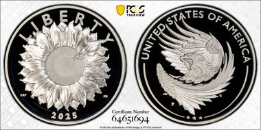 2025-P Medal American Liberty PR70DCAM