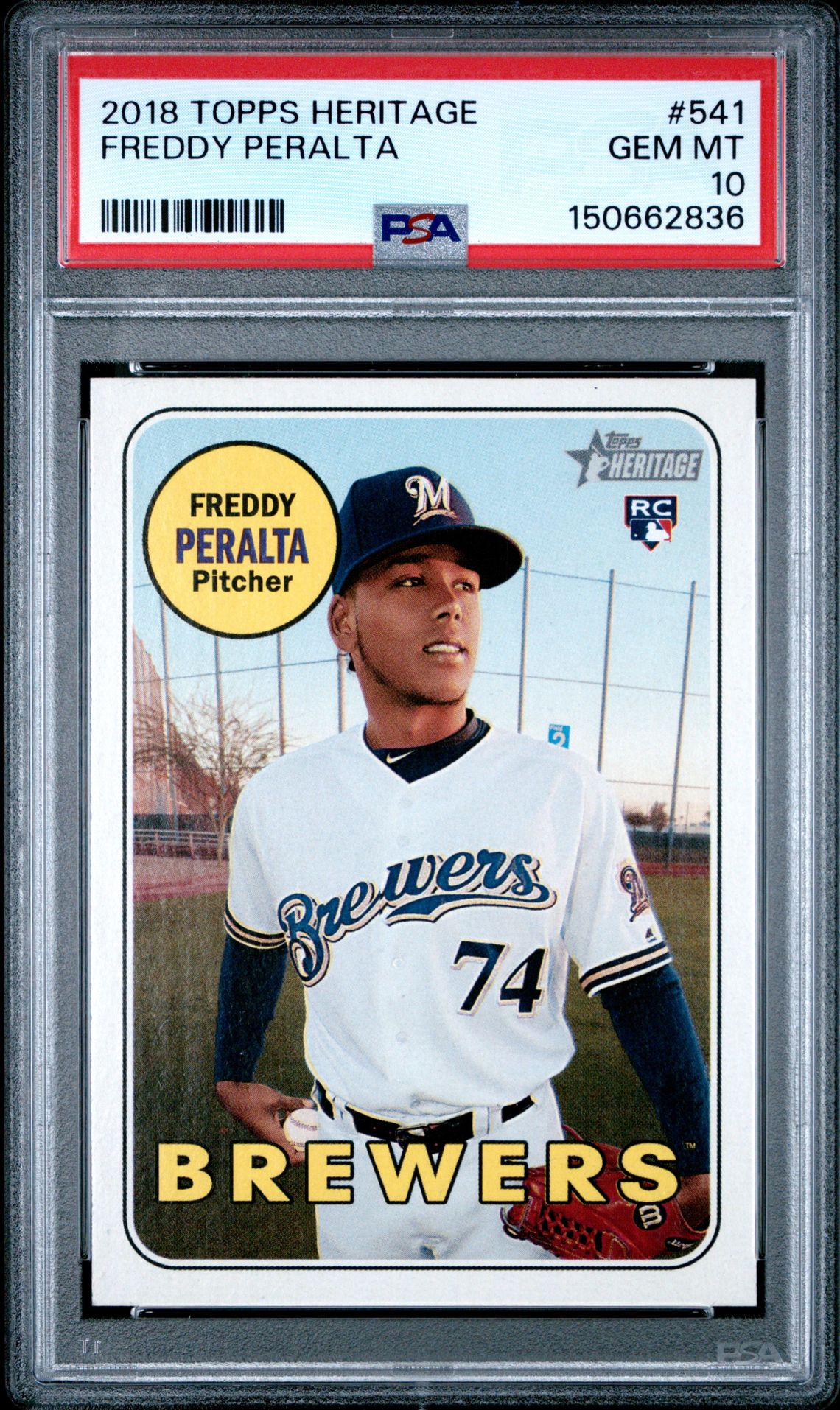 2018 Topps TOPPS HERITAGE #541 Freddy Peralta front