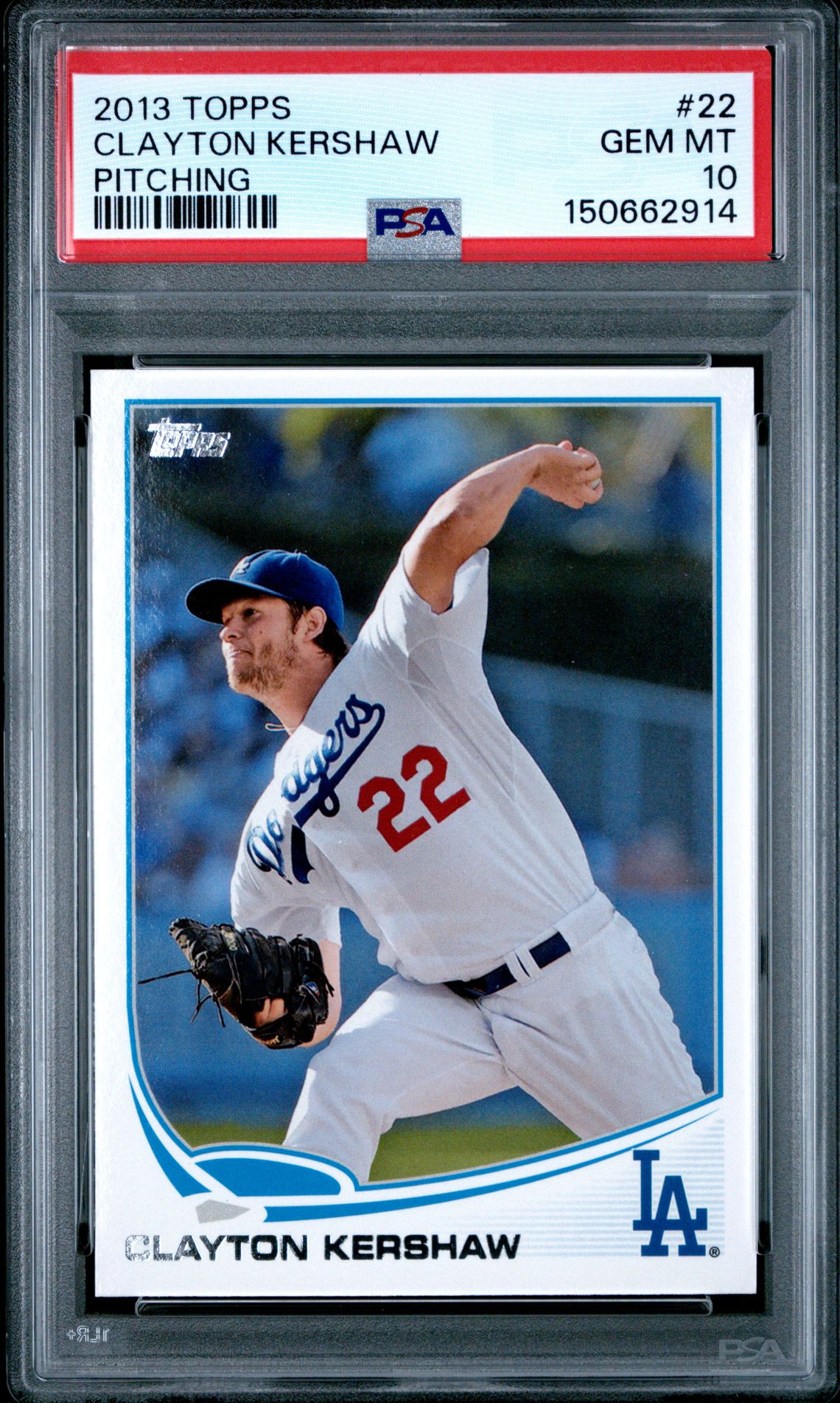 2013 Topps TOPPS PITCHING #22 Clayton Kershaw front