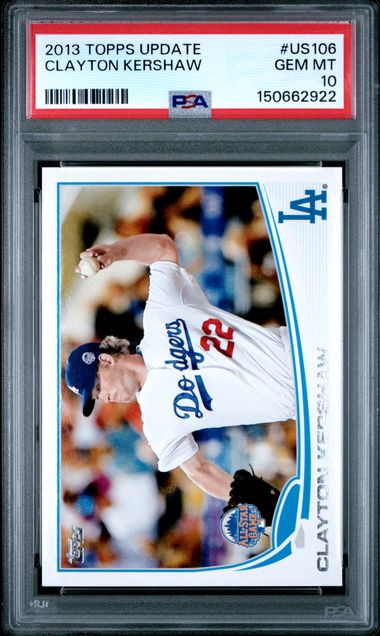 2013 Topps Topps Update #US106 Kershaw front