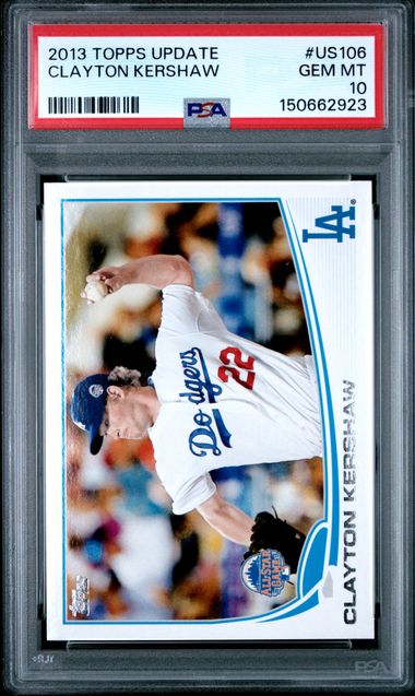 2013 Topps Topps Update #US106 Kershaw front