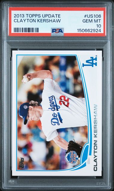 2013 Topps Topps Update #US106 Kershaw front