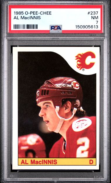 1985 Upper Deck O-Pee-Chee #237 Al Macinnis front