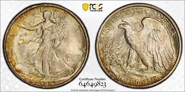 1927-S 50C MS65+ 