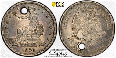 1878-S T$1 Trade N1