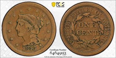 1843 1C Mature Head VF20BN