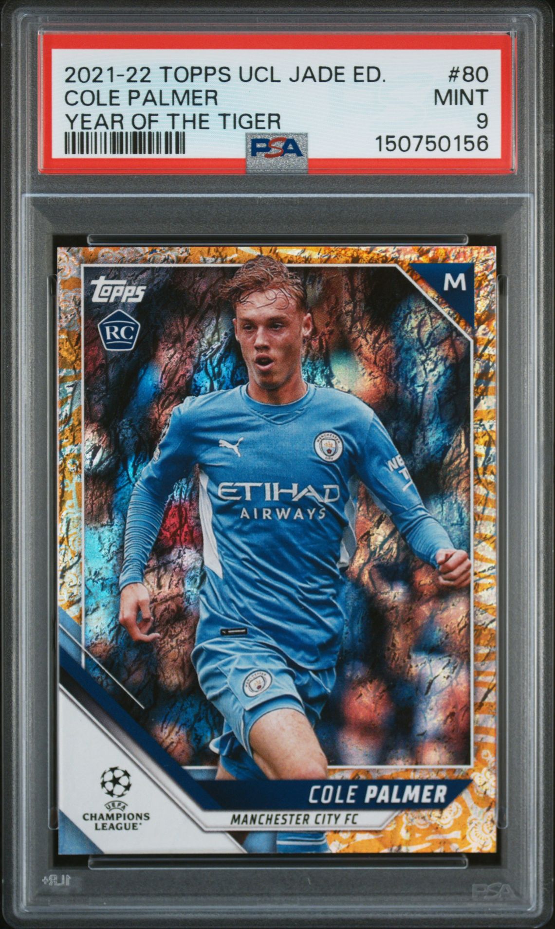 2021 Topps Topps Uefa Champions League Jade Edition #80 Cole Palmer front