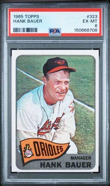 1965 Topps TOPPS #323 Hank Bauer front
