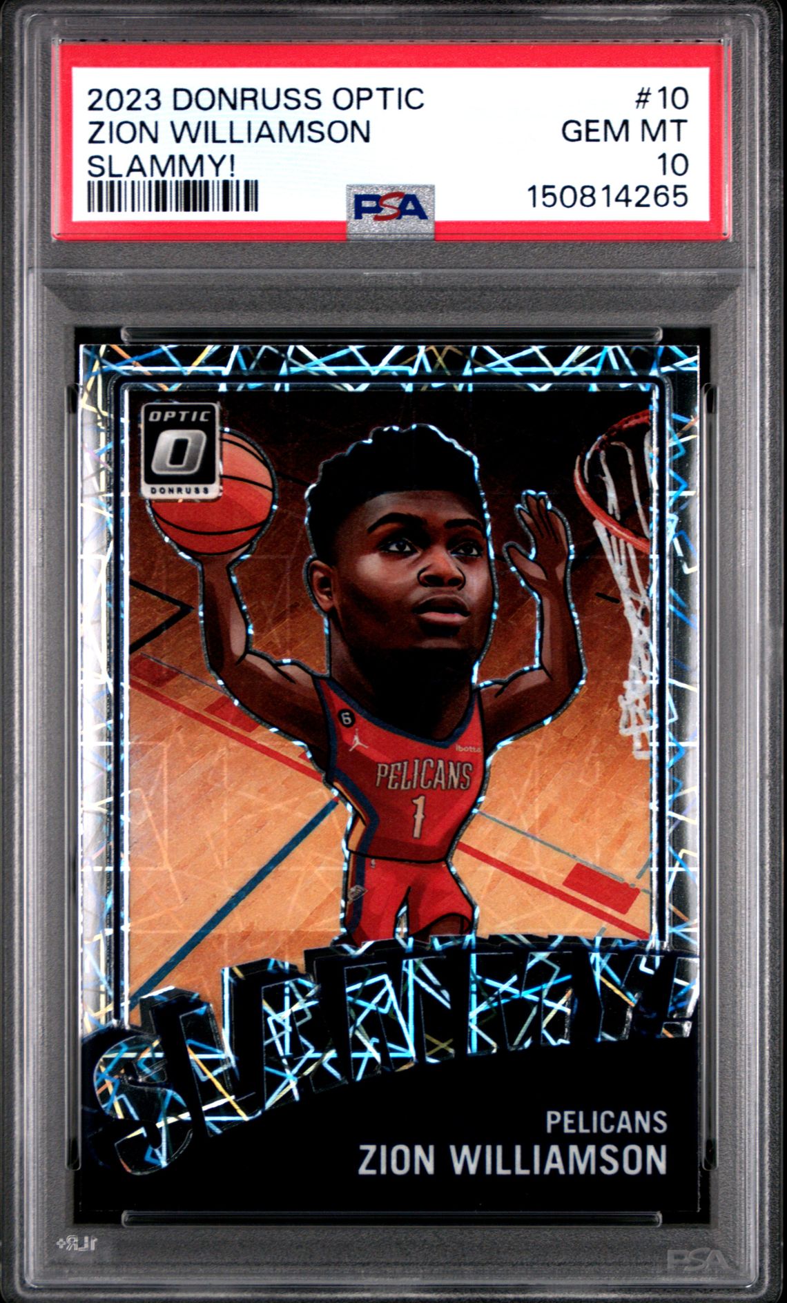 2023 Panini PANINI DONRUSS OPTIC SLAMMY! #10 Zion Williamson front
