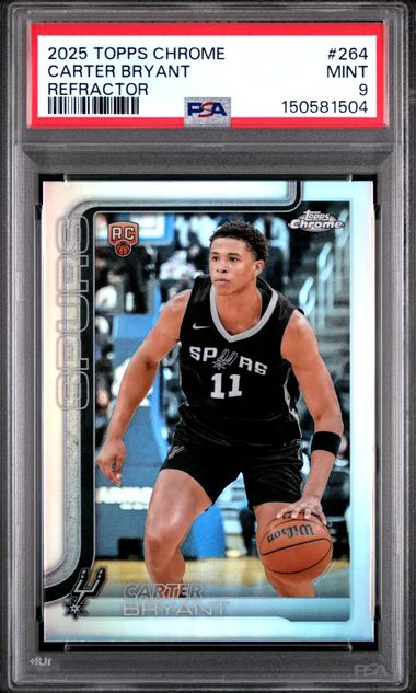 2025 Topps Topps Chrome Refractor #264 Carter / Bryant front