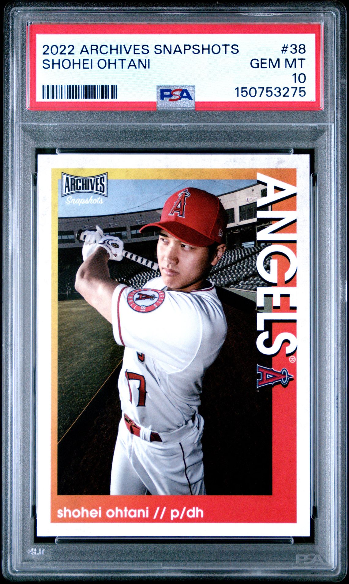 2022 Topps TOPPS ARCHIVES SNAPSHOTS #38 Shohei Ohtani front