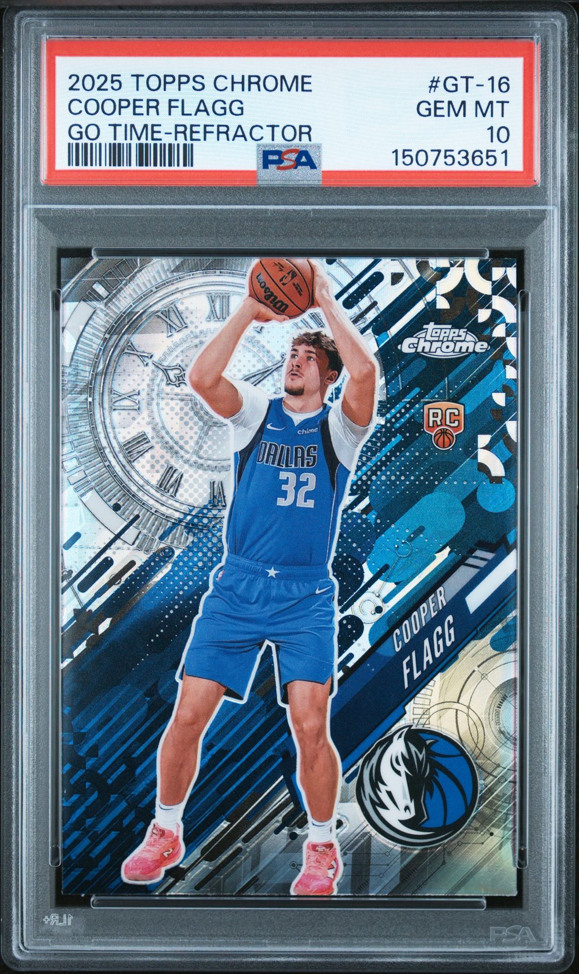 2025 Topps Topps Chrome REFRACTOR #GT-16 Cooper Flagg front