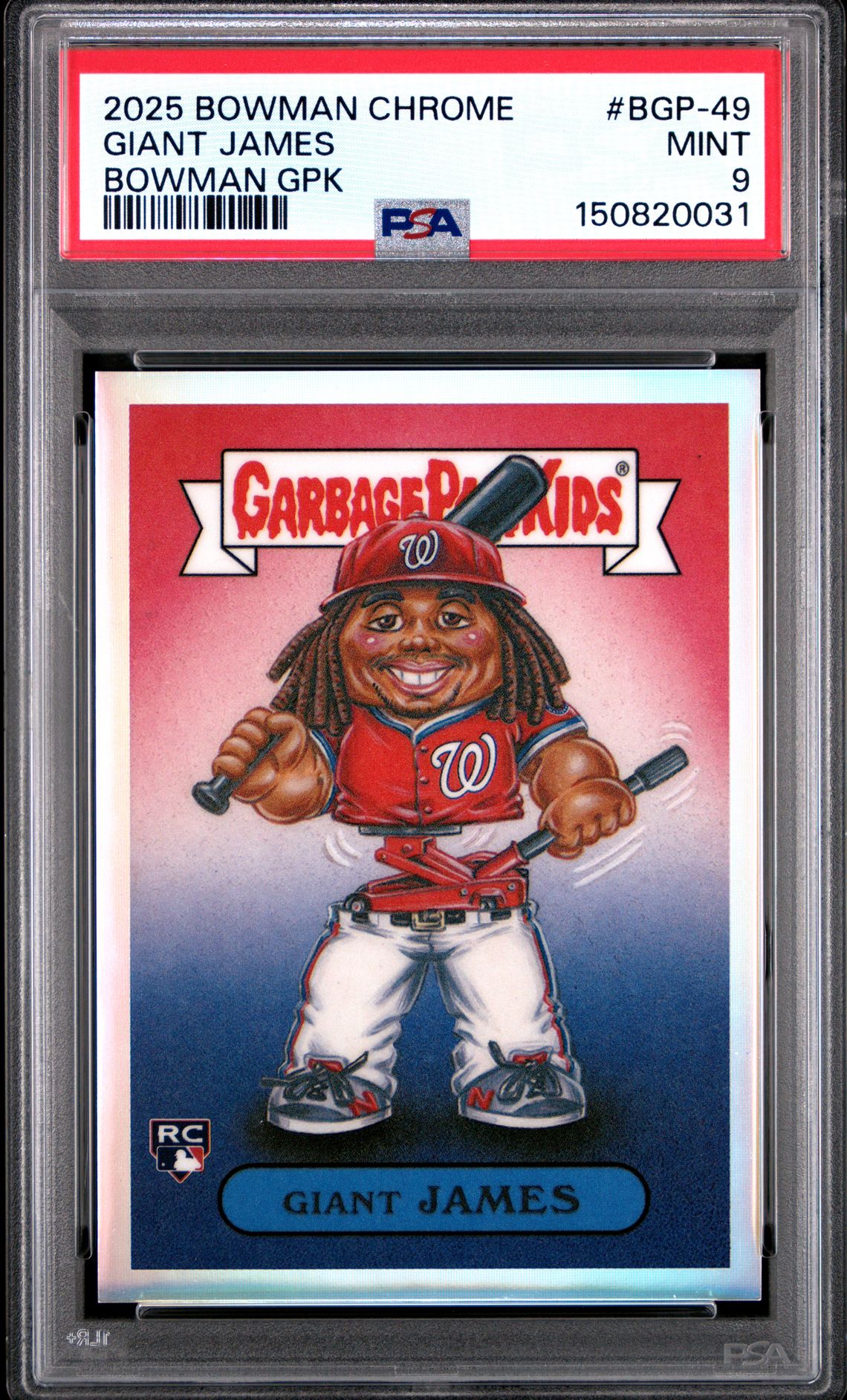 2025 Bowman Chrome BOWMAN CHROME BOWMAN GPK #BGP-49 Giant James front