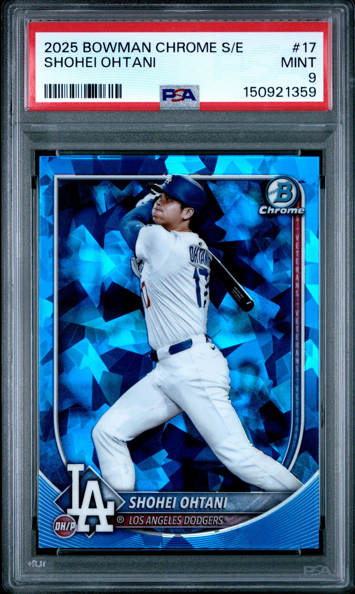 2025 Bowman BOWMAN CHROME SAPPHIRE EDITION #17 Shohei Ohtani front