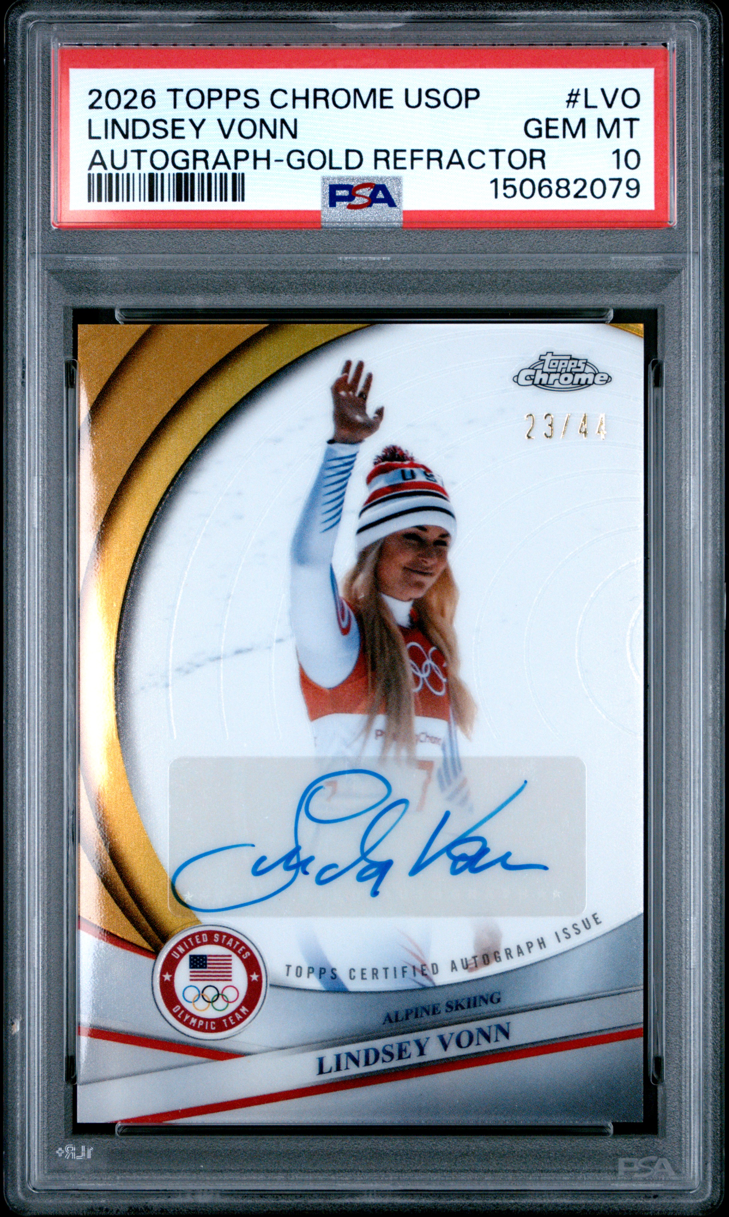NS's 2025 Topps Finest Wwe Kendal Grey Superfractor 1/1 #284 PSA