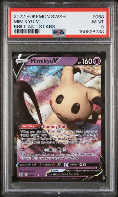 2022 Pokemon Brilliant Stars #068 Mimikyu front