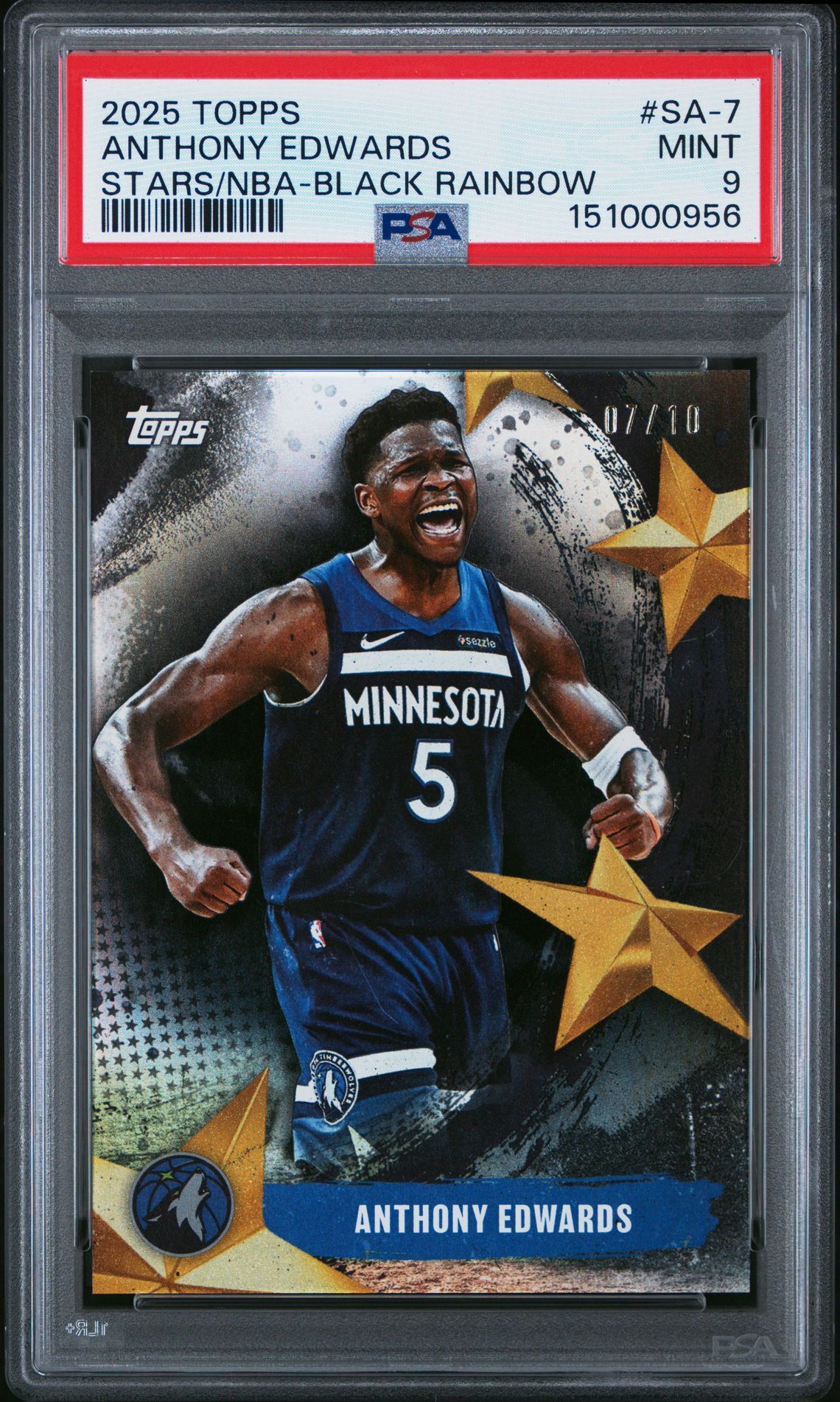 2025 Topps Topps Stars Of The Nba #SA-7 Anthony Edwards front