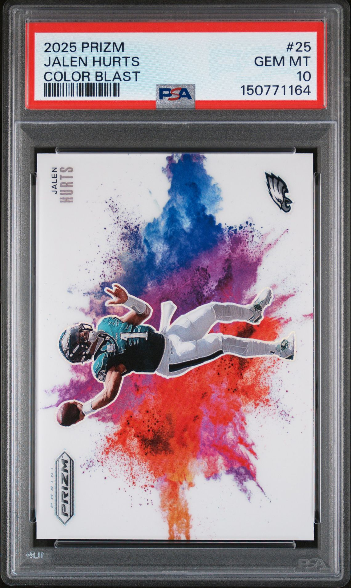 2025 Panini PANINI PRIZM COLOR BLAST #25 Jalen Hurts front