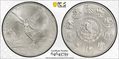 2023-Mo Onza Libertad Ag MS70