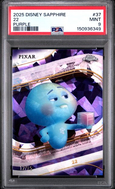 2025 Topps Topps Chrome Sapphire #37 Purple Pixar front