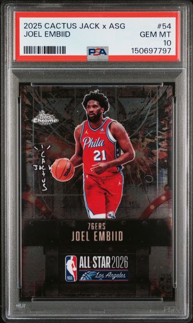 2025 Topps Topps Chrome #54 Joel Embiid front