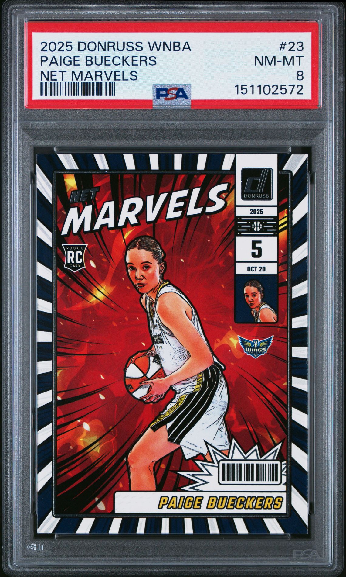 2025 Panini PANINI DONRUSS WNBA NET MARVELS #23 Paige Bueckers front