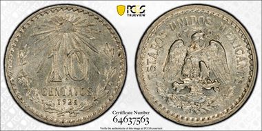 1925/3-Mo 10C KM-431 Ag MS63
