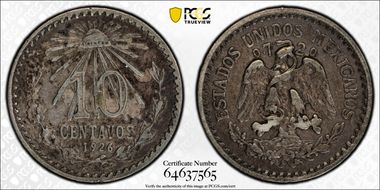 1926/16-Mo 10C KM-431 Ag VF35