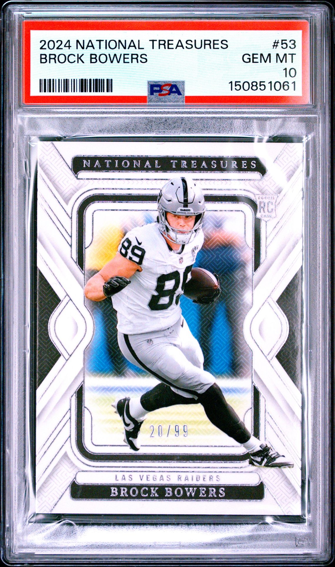 2024 Panini Panini National Treasures #53 Brock Bowers front