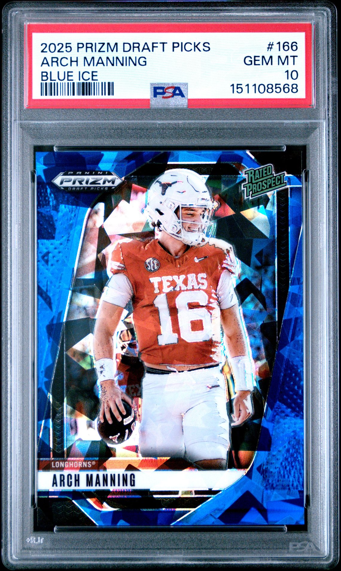 2025 Panini PANINI PRIZM DRAFT PICKS #166 Arch Manning front