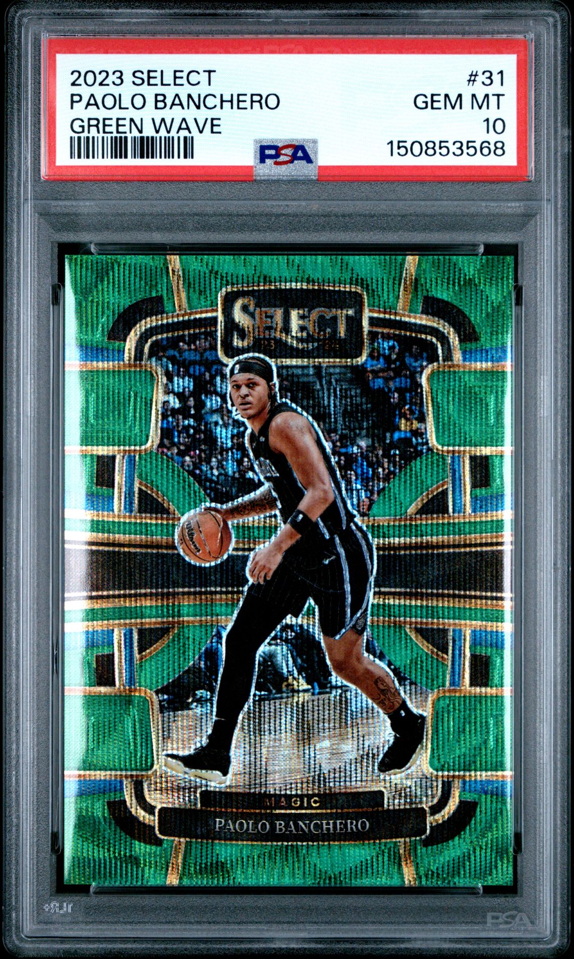 2023 Panini PANINI SELECT GREEN WAVE #31 Paolo Banchero front