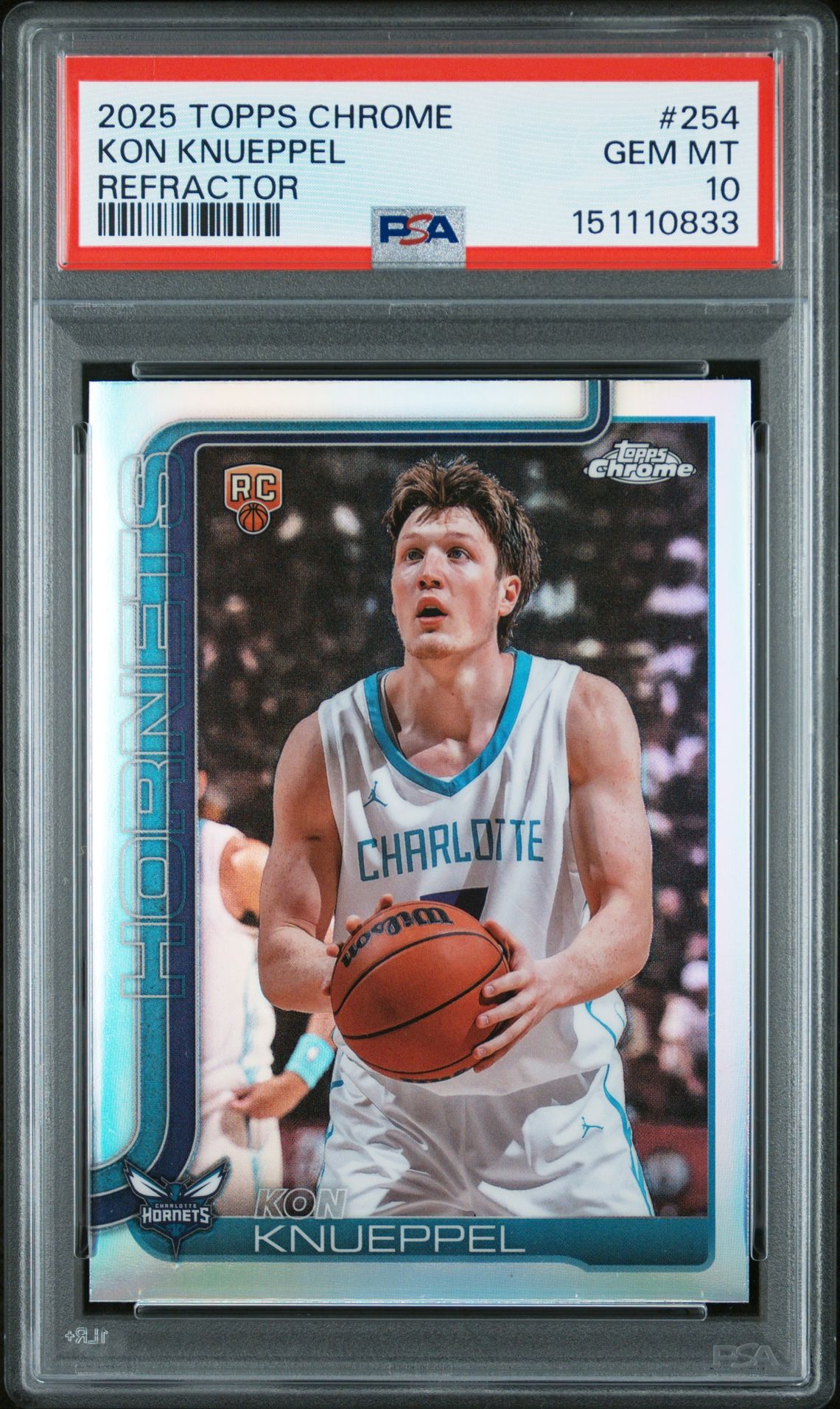 2025 Topps TOPPS CHROME Refractor #254 Kon Knueppel front
