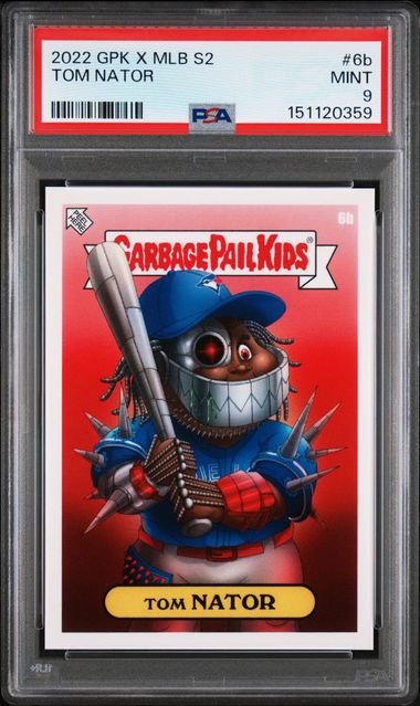 2022 Topps TOPPS GARBAGE PAIL KIDS GPK X MLB SERIES 2 ALEX PARDEE #6B Tom Nator front