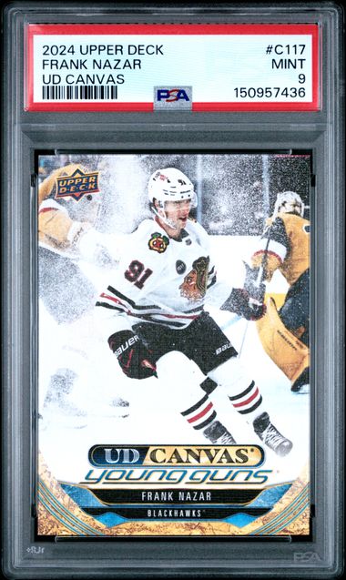 2024 Upper Deck Young Guns #C117 Frank Nazar Canvas front